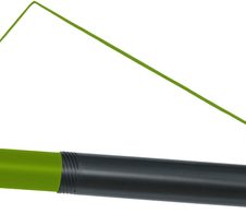 LINEX® Zeichenrollenköcher 210484800 schwarz/grün