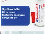 edding Sprühköpfe-Set weiß, schwarz, rot, gold
