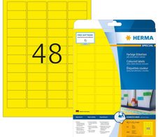 HERMA Etiketten 4366 gelb 45,7 x 21,2 mm
