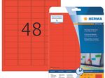 HERMA Etiketten 4367 rot 45,7 x 21,2 mm