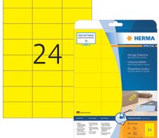 HERMA Etiketten 4466 gelb 70,0 x 37,0 mm