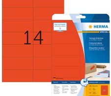 HERMA Etiketten 5059 rot 105,0 x 42,3 mm