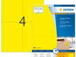 HERMA Etiketten 4396 gelb 105,0 x 148,0 mm