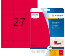 HERMA Etiketten 5045 rot 63,5 x 29,6 mm