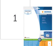 HERMA Etiketten 8637 weiß 210,0 x 297,0 mm