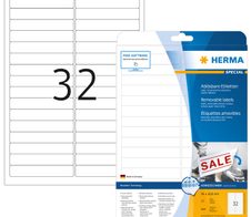 HERMA Etiketten 4209 weiß 96,0 x 16,9 mm