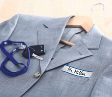 HERMA Namensetiketten 1903 weiß 54,0 x 19,0 mm