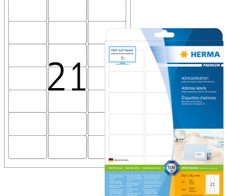 HERMA Etiketten 5029 weiß 63,5 x 38,1 mm