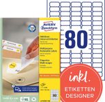 AVERY Zweckform Etiketten L4732REV-100 weiß 35,6 x 16,9 mm