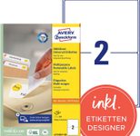 AVERY Zweckform Etiketten L4734REV-100 weiß 199,6 x 143,5 mm