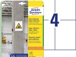 AVERY Zweckform Power-Etiketten L7876-20 weiß 105,0 x 148,0 mm