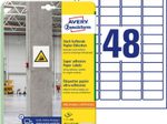 AVERY Zweckform Power-Etiketten L7873-20 weiß 45,7 x 21,2 mm