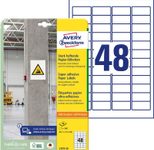 AVERY Zweckform Power-Etiketten L7873-20 weiß 45,7 x 21,2 mm