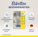 AVERY Zweckform Power-Etiketten L7873-20 weiß 45,7 x 21,2 mm