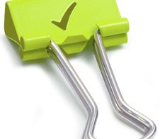 RAPESCO® Foldbackklammern grün 1.9 cm