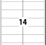 SIGEL Adressetiketten LA321 weiß 99,1 x 38,1 mm