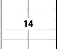 SIGEL Adressetiketten LA321 weiß 99,1 x 38,1 mm