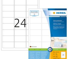 HERMA Adressetiketten 4645 weiß 63,5 x 33,9 mm