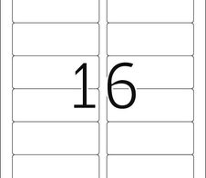 HERMA Namensetiketten 4515 weiß 88,9 x 33,8 mm