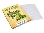 dundee Etiketten D585137 weiß 105,0 x 42,3 mm