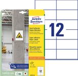 AVERY Zweckform Power-Etiketten L7875-20 weiß 105,0 x 48,0 mm