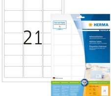 HERMA Adressetiketten 8632 weiß 63,5 x 38,1 mm