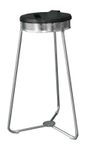 Müllsackständer 70,0 - 120,0 l schwarz, silber