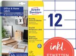AVERY Zweckform Etiketten LR3424-10 weiß 105,0 x 48,0 mm