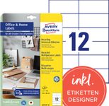 AVERY Zweckform Etiketten LR3424-10 weiß 105,0 x 48,0 mm