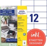 AVERY Zweckform Etiketten 3424-10 weiß 105,0 x 48,0 mm