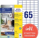 AVERY Zweckform Etiketten LR3666-10 weiß 38,0 x 21,2 mm