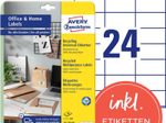AVERY Zweckform Etiketten LR3475-10 weiß 70,0 x 36,0 mm