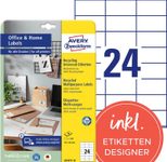 AVERY Zweckform Etiketten LR3475-10 weiß 70,0 x 36,0 mm