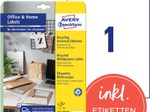 AVERY Zweckform Etiketten LR3478-10 weiß 210,0 x 297,0 mm