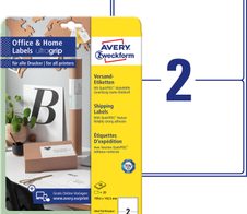 AVERY Zweckform Versandetiketten 7168-10 weiß 199,6 x 143,5 mm