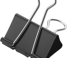 WESTCOTT Foldbackklammern schwarz 5 cm