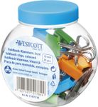 WESTCOTT Foldbackklammern blau, grün, orange 1.9 cm