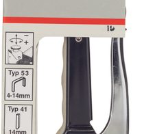 BOSCH Handtacker schwarz-chrom