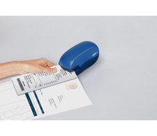 Rapid Elektrohefter blau