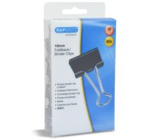 RAPESCO® Foldbackklammern schwarz 1.9 cm