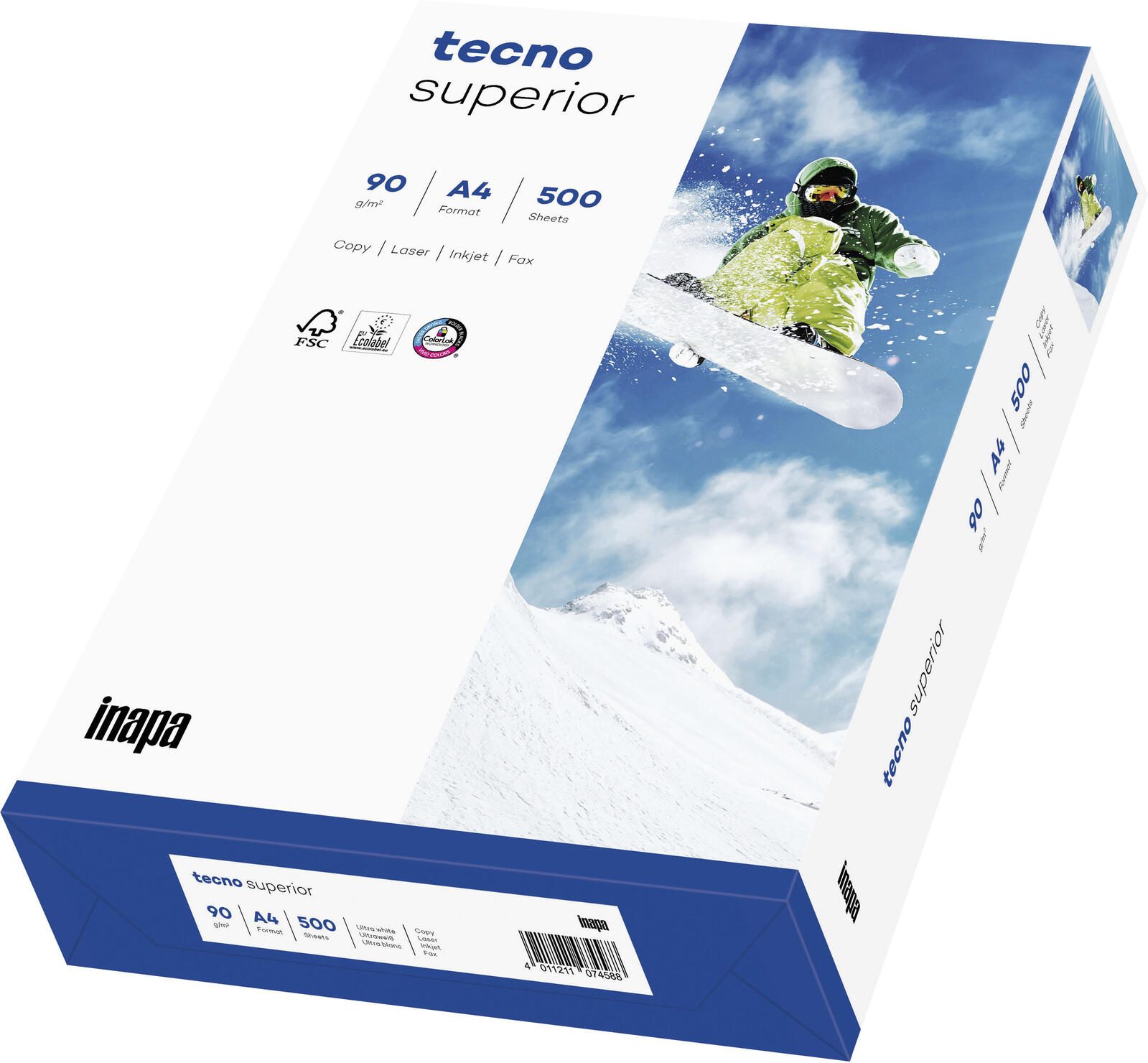 10.000 Blatt APRIL Kopierpapier DIN A4 Weiß – 75g/m² – Büroklassiker Für Drucker & Kopierer