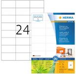 HERMA Etiketten 10729 weiß 70,0 x 37,0 mm