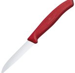 VICTORINOX Kochmesser silber, rot Molybdänstahl