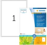 HERMA Etiketten 10736 weiß 199,6 x 289,1 mm