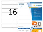 HERMA Etiketten 10780 weiß 97,0 x 33,8 mm