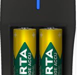 VARTA Akku-Ladegerät inkl. Akkus Mini Charger + 2x Akku