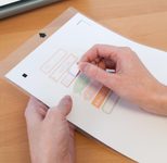 Silhouette bedruckbares Aufkleberpapier für Schneideplotter 216 mm x 279 mm weiß