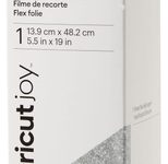 Cricut Aufbügelfolie 13,9 cm x 48,2 cm silber