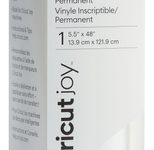 Cricut beschreibbare Vinylfolie permanent 13,9 cm x 121,9 cm weiß