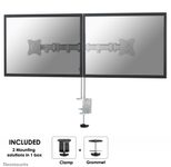 Neomounts NM-D135DSILVER Monitor Tischhalterung